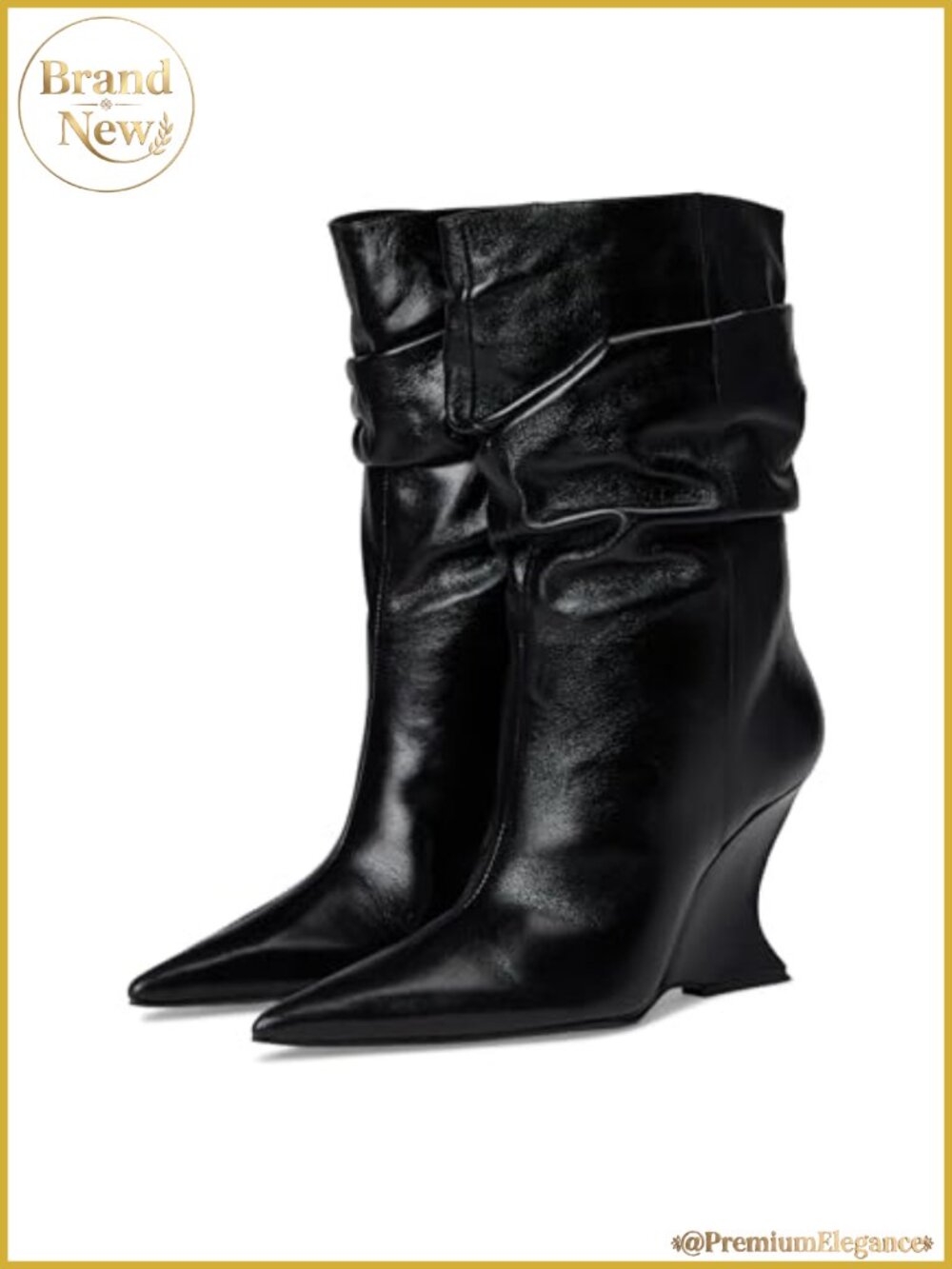 Suede Pointed Toe Slouch Ankle Booties
